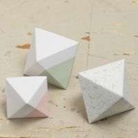 A painted and folded Card Diamond