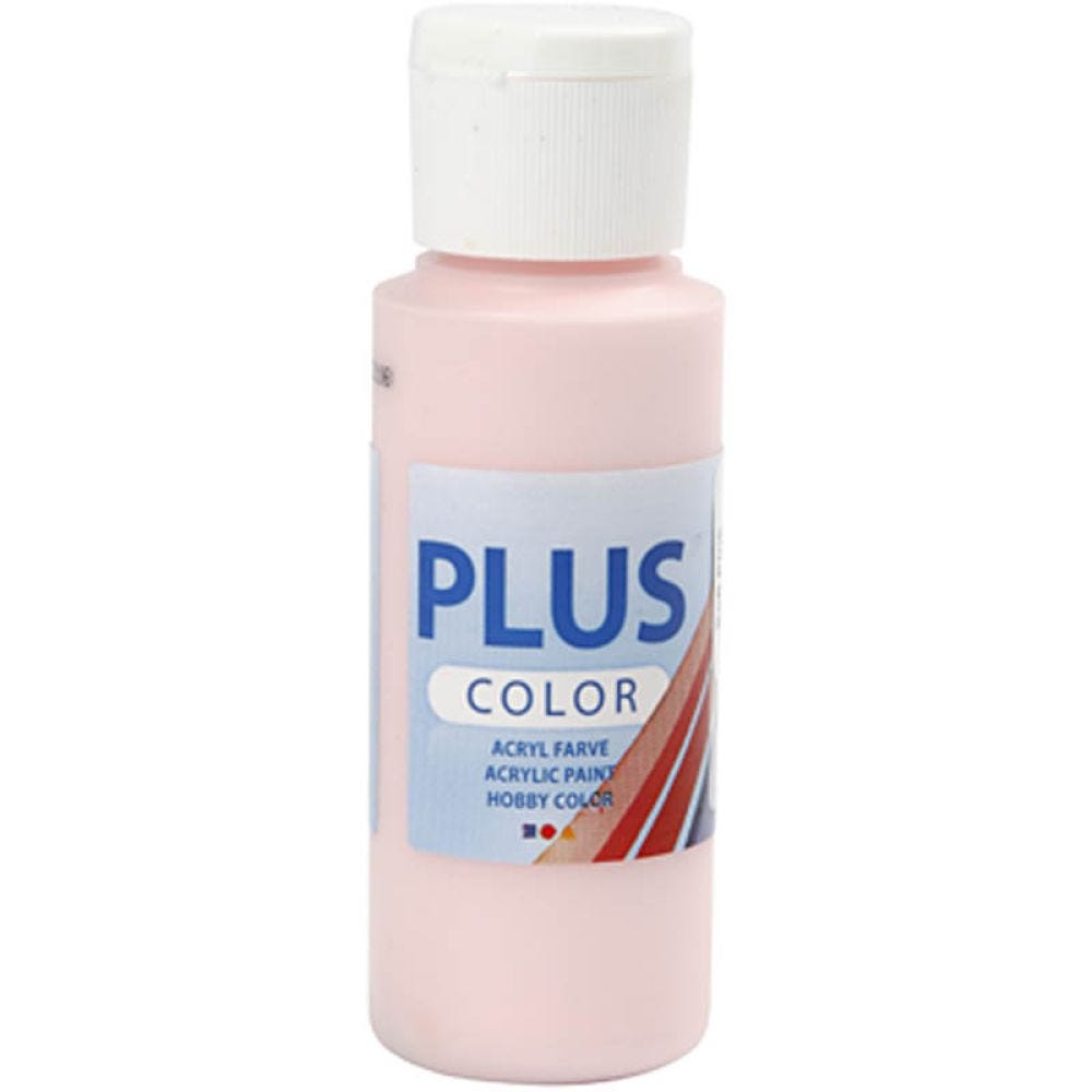 Pintura craft Plus Color, rosa suave, 60 ml/ 1 botella