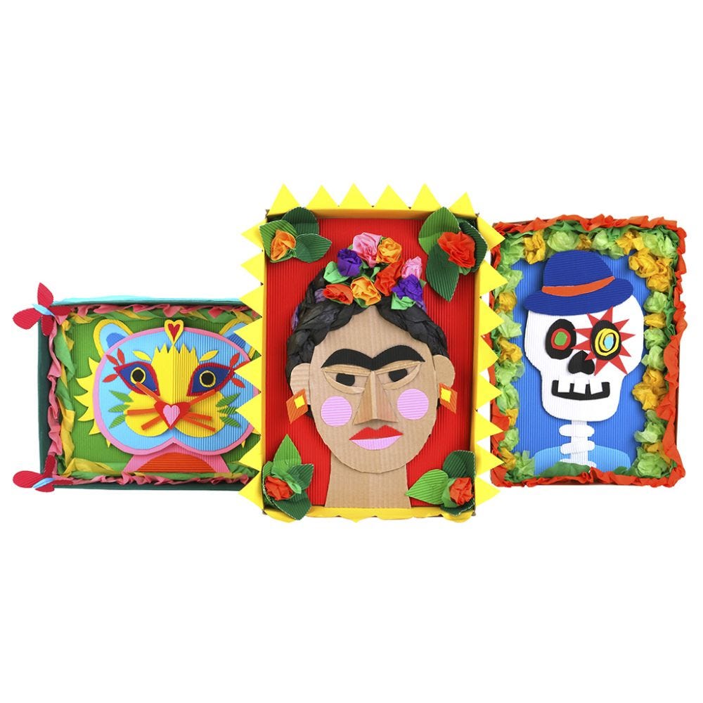 El México de Frida Kahlo - imágenes de ensamblaje El México de Frida Kahlo - imágenes de ensamblaje