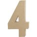 1 ud, 4, A: 20,5 cm, A: 12 cm, grosor 2,5 cm