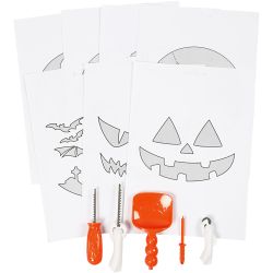 Juego de tallado de calabaza