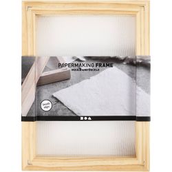 Molde de marco doble para la fabricación de papel