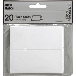 Meseros, medidas 9x4 cm, 220 gr, blanquecino, 20 ud/ 1 paquete