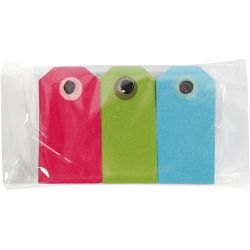 Etiquetas de colores para regalo