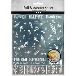 Foil con hoja de transferencia