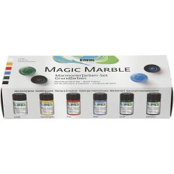 Pintura mágica efecto mármol