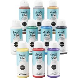 Pintura acrílica metálica