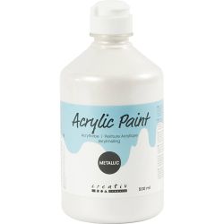 Pintura acrílica metálica