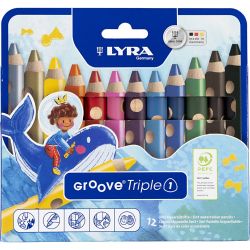 Lápices de Colorear Groove Triple1