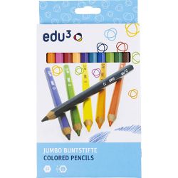 Lápices Jumbo de Colores Edu