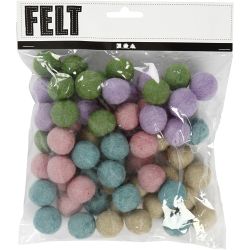 Bolitas de fieltro