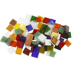 Teselas de cristal para mosaico