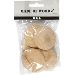 Botones de madera