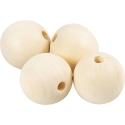 cuentas de madera