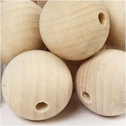 cuentas de madera