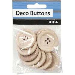Botones de madera