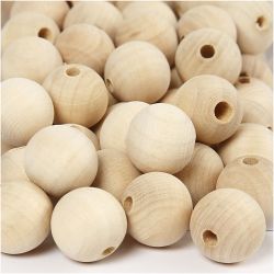 cuentas de madera