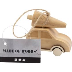 Coche con árbol de Navidad