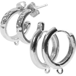 Pendientes de aro.