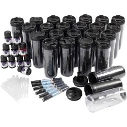 Kit de manualidades grupo tazas termo