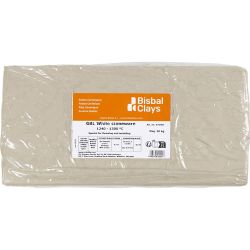 Arcilla de gres de combustión blanca