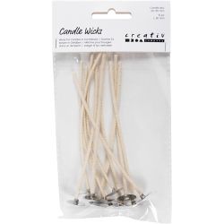 Mechas para velas en recipientes