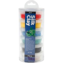 Silk Clay®, colores estándar, 6x14 gr/ 1 paquete