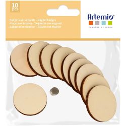 Chapas magnéticas de madera