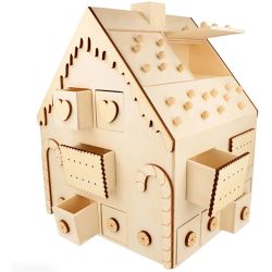 Calendario de Adviento de madera