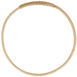 Aro de mimbre y madera