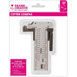 Cuchillo para manualidades con compás - Corte de círculos perfectos
