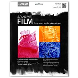Película transparente para impresoras de inyección de tinta
