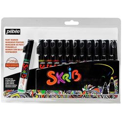 Set de rotuladores de pintura acrílica Skrib