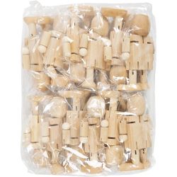 Figura de madera con articulaciones móviles