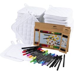 Kit de manualidades en grupo: soportes para macetas con rotuladores