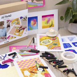 Kit de Manualidades para Principiantes de Oil Pastel