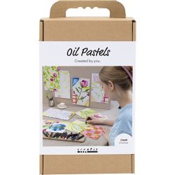 Kit de manualidades de pasteles al óleo