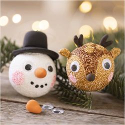 Mini Kit de manualidades Bolas de Navidad