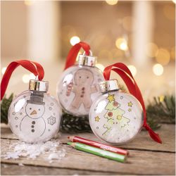 Mini Kit de manualidades Bolas de Navidad