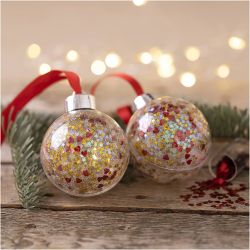 Mini Kit de manualidades Bolas de Navidad