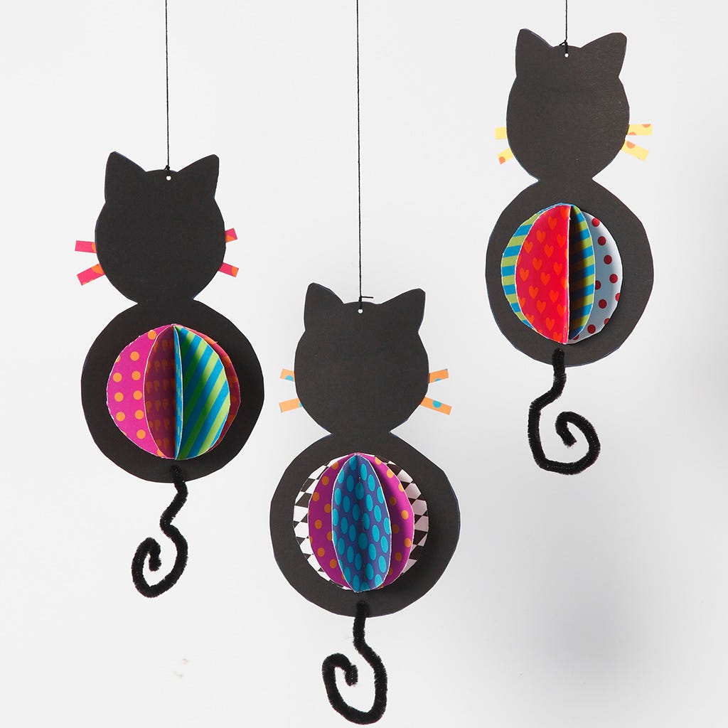 Manualidades para sales gatos con cartón