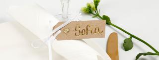 Tarjetas para la mesa para bodas